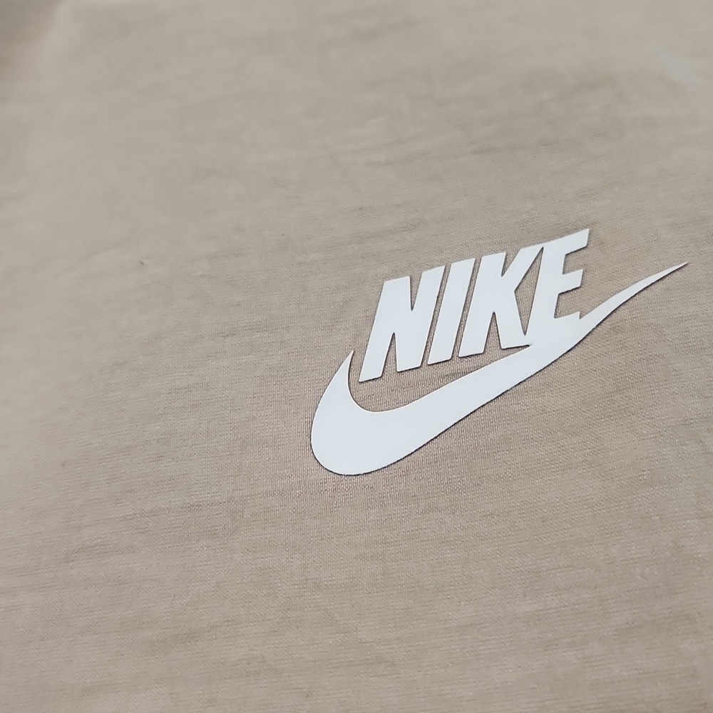 Nike Mid Rise Open Leg Stretch Track Pant, Tan, Womens Medium - Picture 7 of 10